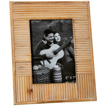 Cadre Photo En Bois 15x20cm Ext:20x2x25cm, Bois De Feu+mdf