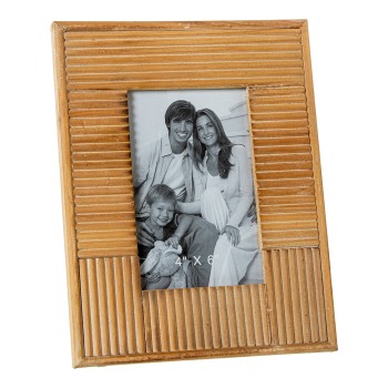 Cadre Photo En Bois 13x18cm Ext:17,5x2x22,5cm, Bous De Feu+mdf