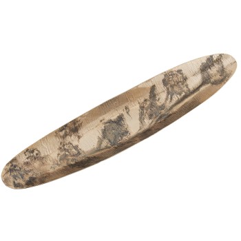 Centro Aluminio Dorado Envejecido 61x13x4cm