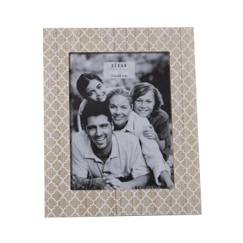 Portafotos Madera 15x20cm Ext:22x27x1,2cm, Dm