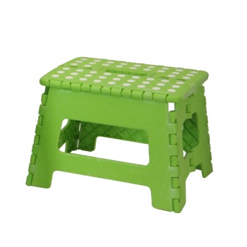 Tabouret Pliable Pp Vert- _32x25x22cm, Asiento:29x22cm