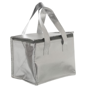 Silver Thermal Cooler Bag _25x19x17 Cm.