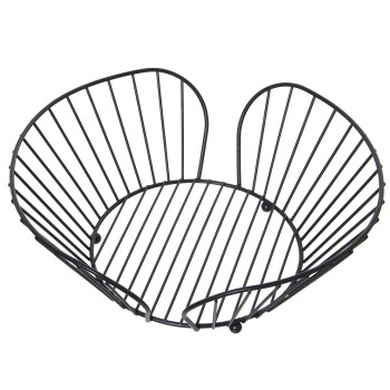 Black Metal Fruit Bowl- 27,5x25,5x10cm