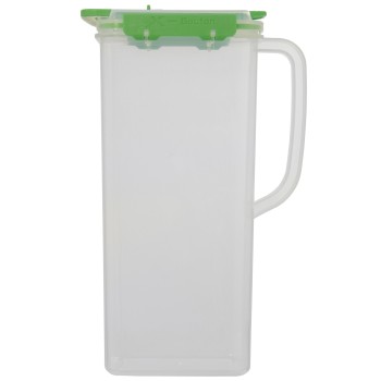 Jarra Hermética 2.3l C/tapa Silicona Verde-material:ep&hips 14x10,5x28,5cm