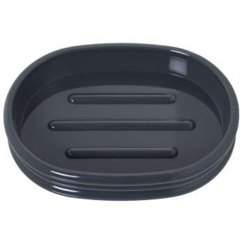 Jabonera Acrilica Gris 12x9x2cm